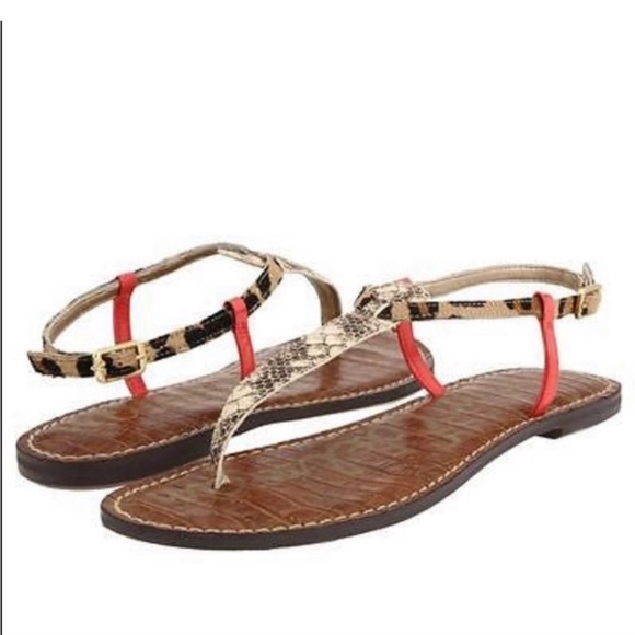 Sam Edelman t-strap sandals - Picture 1 of 7